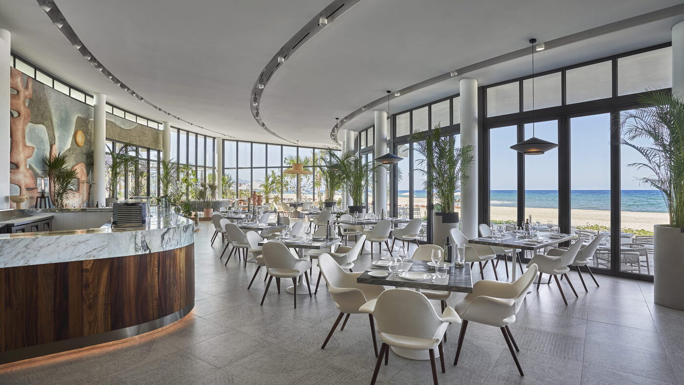 Restaurante con vista panorámica