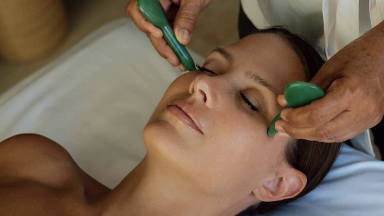 Tratamiento facial frente al mar